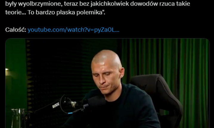 Tak Dawid Szwarga (obecnie trener Arki) mówił o DRONACH we wrześniu 2024 roku xD